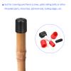 M METERXITY 100-Pack Rubber End Caps, Round Protectors for Outdoor Screws and Threads, 3.5 mm ID, Red view 3