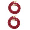 Braided Rope for Crowd Control, 1–5 m, Red, 4.5 m/14.7 ft view 1