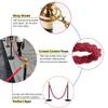 Braided Rope for Crowd Control, 1–5 m, Red, 4.5 m/14.7 ft view 2