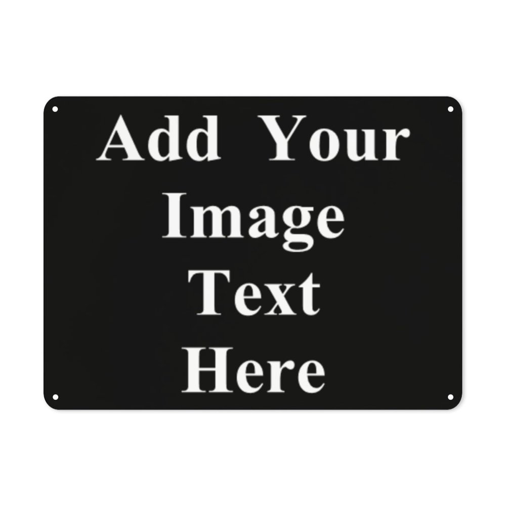 Personalized Metal Sign for Indoor or Outdoor Use