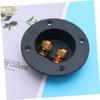 Round Speaker Binding Posts, Black, 2-Piece, ABS and Copper view 3