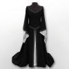 Women's Medieval Vintage Maxi Dress with Trumpet Sleeves view 2