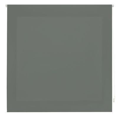 Decorblind Solid-Color Sheer Roller Blind, Pastel Gray, 140 x 175 cm