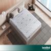 beloBed Airluxe Memory Foam Mattress, 160 x 190 cm, 28 cm High, Medium Firm view 3