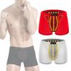 GAMIRA Turmaline Fiber Men's Pants, Self-Warming Acupressure Underwear, Men's Strength (B+C, L) view 1