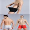 GAMIRA Turmaline Fiber Men's Pants, Self-Warming Acupressure Underwear, Men's Strength (B+C, L) view 2