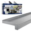TJ Exterior Window Sill, 110 mm x 1700 mm, Silver E6EV1, Aluminum with End Caps view 1