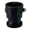 SURE TEC Type A Camlock Coupling Adapter with Female Thread, Polypropylene, 1/2 in. view 1