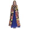 FRESQA Popcorn Print Unisex Long Polyester Cape view 2