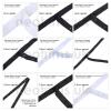 3-Yard Snap Tape, Black, 3.6 cm Spacing — 9 Styles view 4