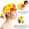 Lwe Sunset Work Cap with Buttons, Bow Hair Tie and Band Tie for Women with Long Hair, Multicolor 06, M/L view 3