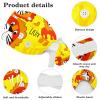 Lwe Sunset Work Cap with Buttons, Bow Hair Tie and Band Tie for Women with Long Hair, Multicolor 06, M/L view 4