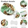 HOHODIY Adjustable Tiger Tropical Surgical Scrub Cap with Buttons, Ponytail Pocket, Sweatband and Bow Hair Tie, Multicolor 01, M/L view 4