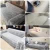 uyeoco Velvet Sofa Throw Blanket and Cover for 2/3/4/5-Seat Sofas, L-Shaped Sectionals, Beds and Couches, Color #19, 180 x 300 cm view 2