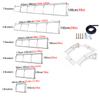 HFDASUENT Door Canopy for Entrances, Terraces and Verandas, 100 x 250 cm view 2