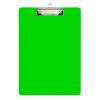 Lime Standard Clipboard, 31.8 x 22.9 cm, Low-Profile Silver Metal Clip view 2