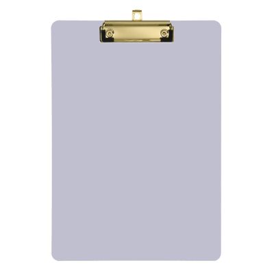Lavender Mist Clipboard, 31.8 x 22.9 cm, Gold Clip