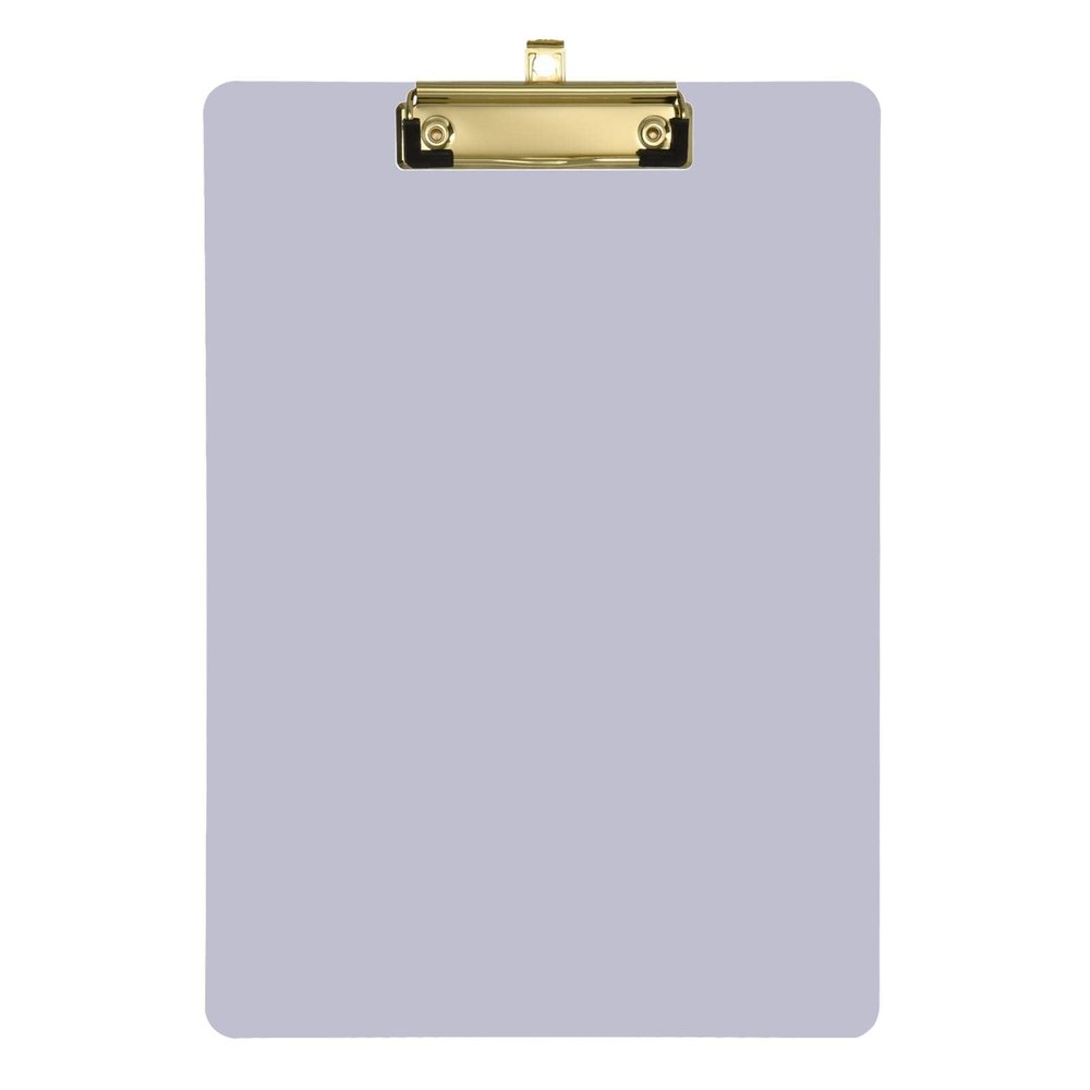 Lavender Mist Clipboard, 31.8 x 22.9 cm, Gold Clip