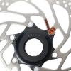 Jane Eyre Bicycle Brake Rotor Compatible with Shimano SM-RT30, 180 mm Center Lock Disc Brake Rotor with Lockring Cover for Road Bikes and Mountain Bikes view 3