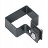 ADGO Fence Post Clamp for Initial Panels, 60 × 40 mm, Graphite view 1