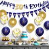 Wonsta Men's 30th Birthday Bunting, Navy Blue and Gold view 3