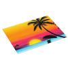 Sunset Palm Tree Printed Dish Drying Mat view 2