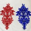 HIROYI 60 x 26 cm Handmade Rhinestone Beaded Applique for Sewing view 4