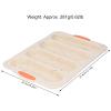 4-Groove Baguette Baking Mold with Silicone Handle, Beige view 2