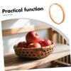 Braided Bamboo Strips for DIY Enthusiasts, 2 Bundles, Yellow view 3