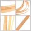 Braided Bamboo Strips for DIY Enthusiasts, 2 Bundles, Yellow view 4