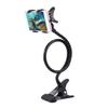 DFV Mobile Flexible Metal Long-Arm Holder with Phone Clamp and Desk Clip for Infinix Note 7 Lite – Black view 1