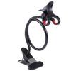 DFV Mobile Flexible Metal Long-Arm Holder with Phone Clamp and Desk Clip for Infinix Note 7 Lite – Black view 2