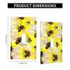 Flying Bees Daisy Honeys Unbreakable Medium Outlet Cover, Impact-Resistant Switch Plate, Decorative Wall Plate view 4