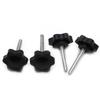 CLENEA M6 25 mm Plastic-Grip Torx Thumb Screws, 5-Pack view 1
