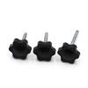 CLENEA M6 25 mm Plastic-Grip Torx Thumb Screws, 5-Pack view 3