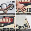 Funny Sogns Beware of Kelpie Doormat, Large Welcome Mat, Outdoor Boys' Bedroom Decor (65 x 90 cm) view 3