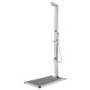 Hommdiy Garden Shower with Gray Base Plate, 225 cm, Stainless Steel view 1