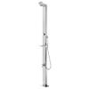 Hommdiy Garden Shower with Gray Base Plate, 225 cm, Stainless Steel view 3
