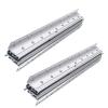 1 Pair Heavy-Duty Undermount Drawer Slides, 120 kg Capacity, Full Extension, Silver view 1