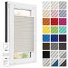 Estika Adhesive Pleated Blind 120 x 150 cm, Gray view 1