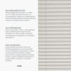 Estika Adhesive Pleated Blind 120 x 150 cm, Gray view 4