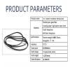 SSIMOO 2-Pack XL Trapezoidal-Tooth Timing Belts, C=376/380/384/390/400/412/424/432/428/438 mm, Rubber Synchronous Drive Belts, 10/12.7/15 mm (Size: 428 mm, 214 Teeth; Color: 10 mm) view 2