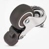 Heavy-Duty Swivel Casters with Brakes, Rubber Wheels, 360° Swivel, M6/M8/M10, Set of 4 view 4