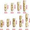 Soft-Close Add-On Ball-Bearing Hinges, 10-Pack, Gold, 4 x 15 mm view 4