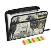 Collage 13-Pocket Accordion File Folder, A4, Zipper Document Organizer view 1