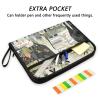 Collage 13-Pocket Accordion File Folder, A4, Zipper Document Organizer view 2