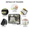Collage 13-Pocket Accordion File Folder, A4, Zipper Document Organizer view 3