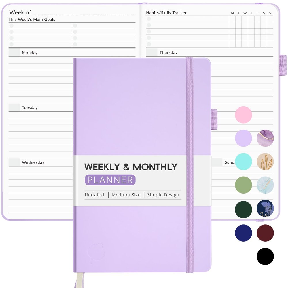 Forvencer Undated Planner for 2026–2027, A5