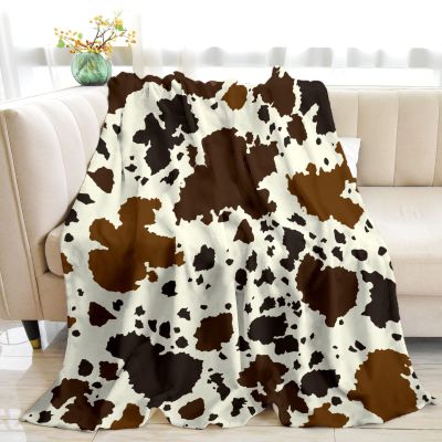 Cow Print Throw Blanket for Adults, Girls, Teens, Toddlers & Babies, 30 x 40 in