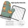 Yoga Oven Mitts and Pot Holders, 2-Piece Set, Heat-Resistant and Waterproof view 4